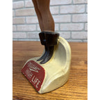 Original Vintage 1950s Miller High Life Beer Girl Plaster Back Bar Statue Sign