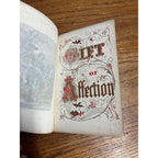 Circa 1859 The Gift of Affection: Christmas and New-Year's Embossed and Gilded Hardcover Book