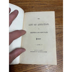 Circa 1859 The Gift of Affection: Christmas and New-Year's Embossed and Gilded Hardcover Book