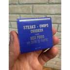 Vintage Krok's Restaurant Kenosha Racine Wisconsin FULL Advertising Matchbook