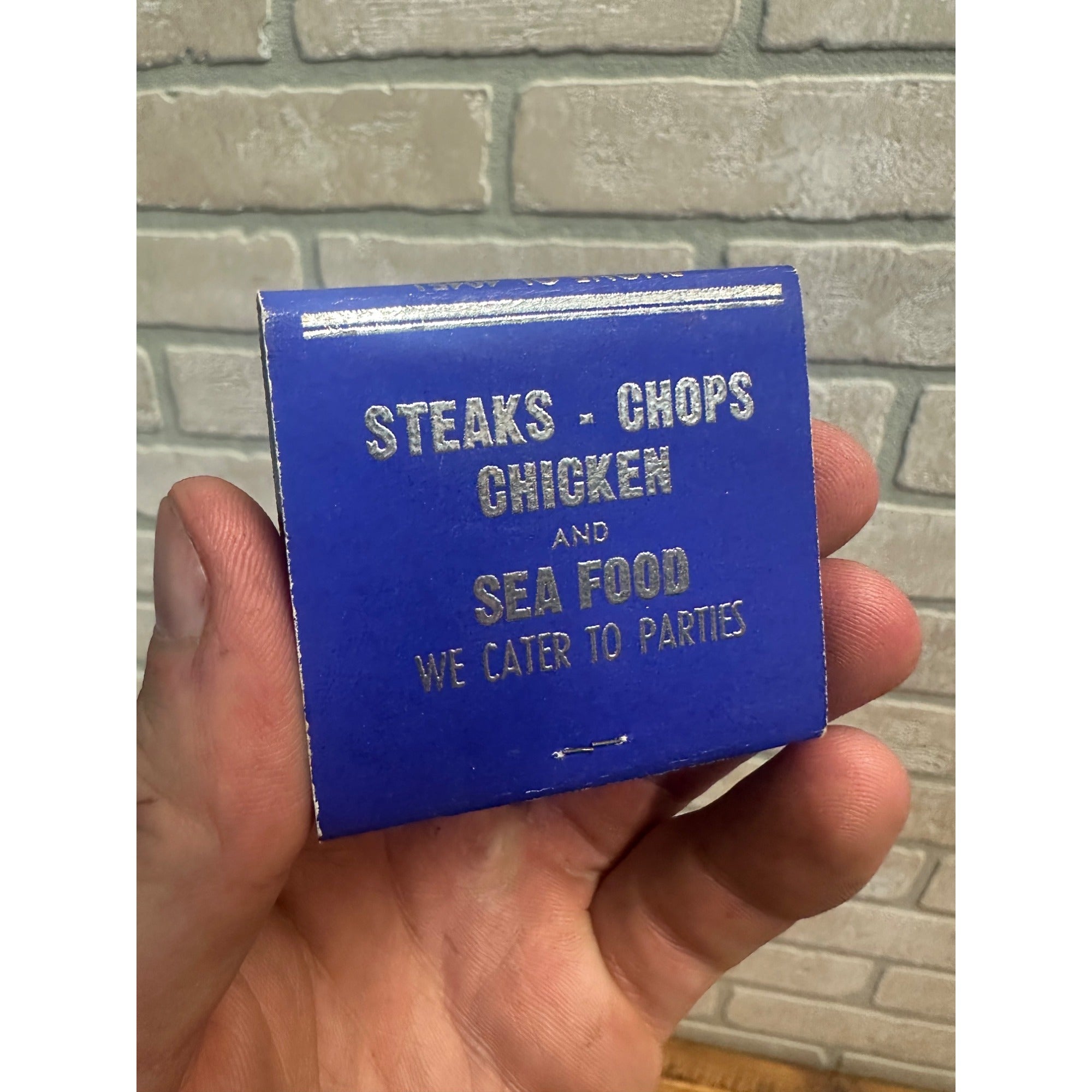 Vintage Krok's Restaurant Kenosha Racine Wisconsin FULL Advertising Matchbook