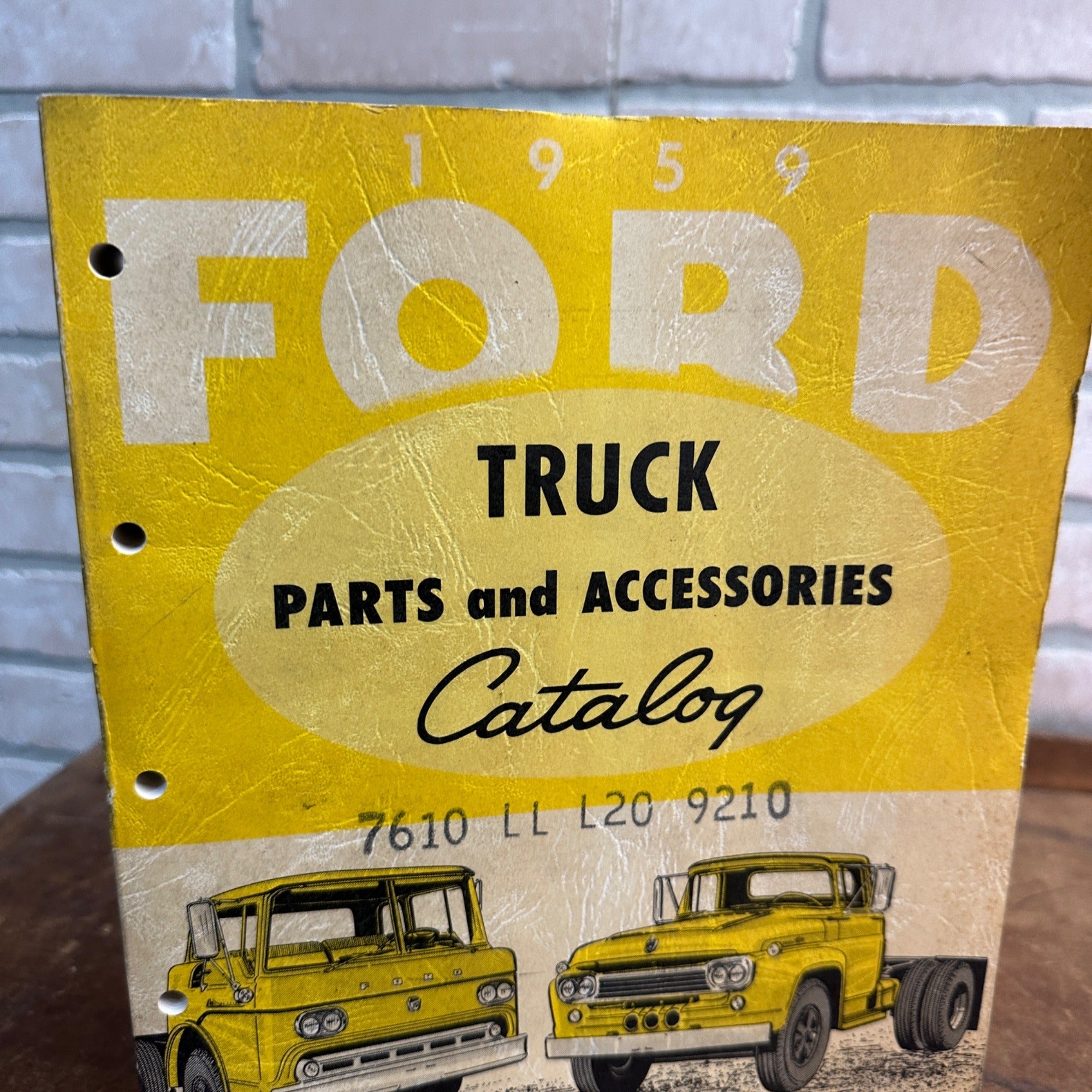 Vintage 1958 Ford Truck Parts & Accessories Master Catalog FD-7753-59