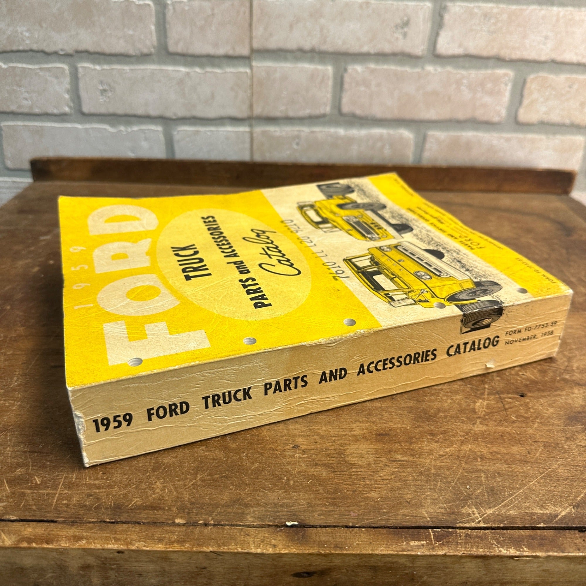 Vintage 1958 Ford Truck Parts & Accessories Master Catalog FD-7753-59