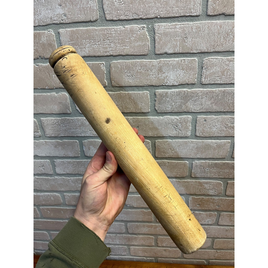Antique Primitive 15" English Round Rolling Pin Baking Farmhouse Kitchen