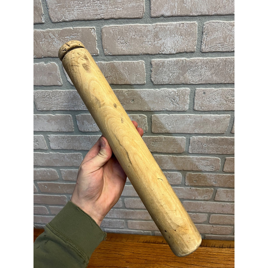 Antique Primitive 15" English Round Rolling Pin Baking Farmhouse Kitchen