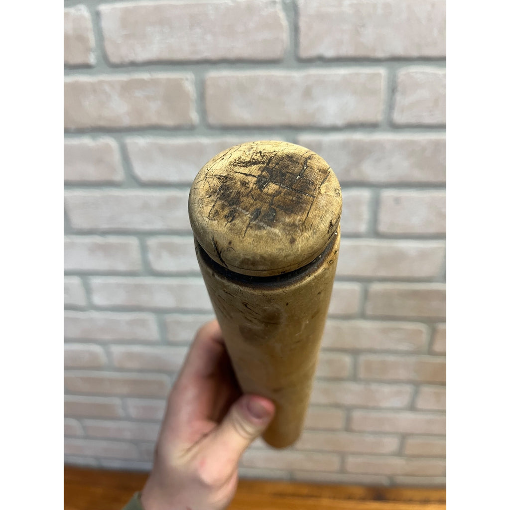 Antique Primitive 15" English Round Rolling Pin Baking Farmhouse Kitchen