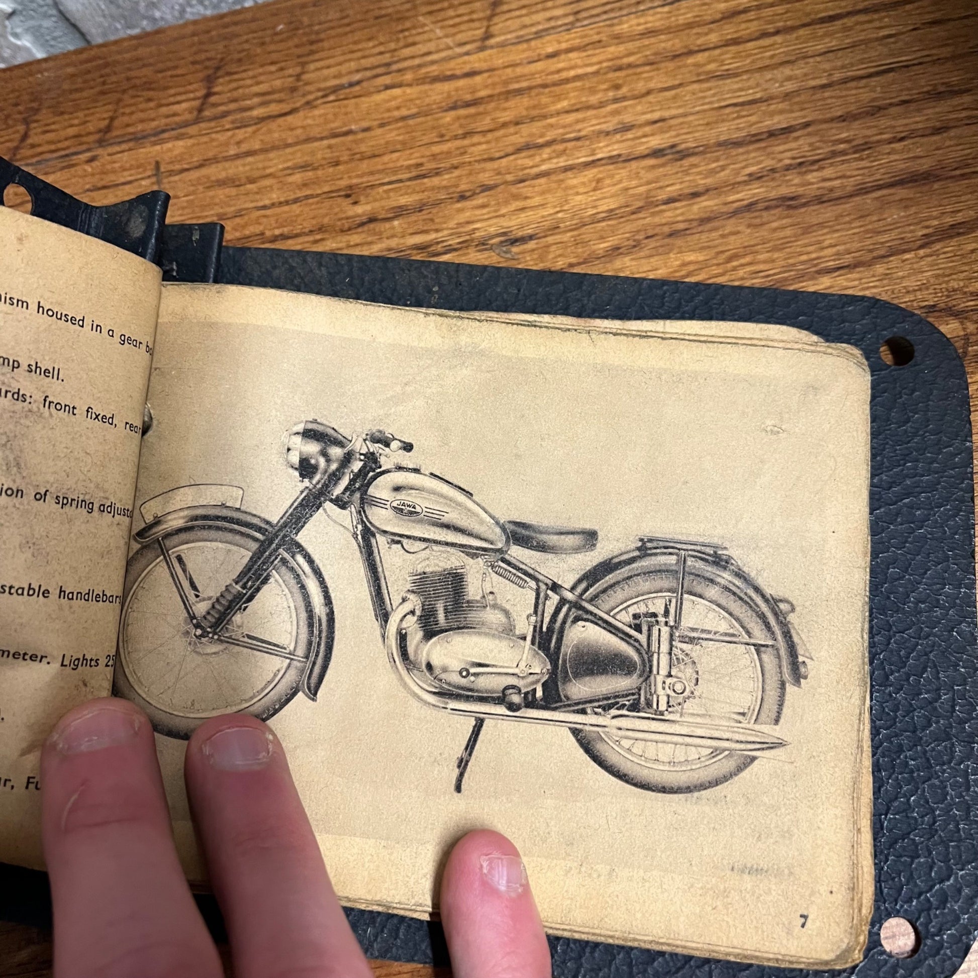 Vintage 1950s JAWA Motorcycle Instruction Manual Guide Booklet Expenses 1951