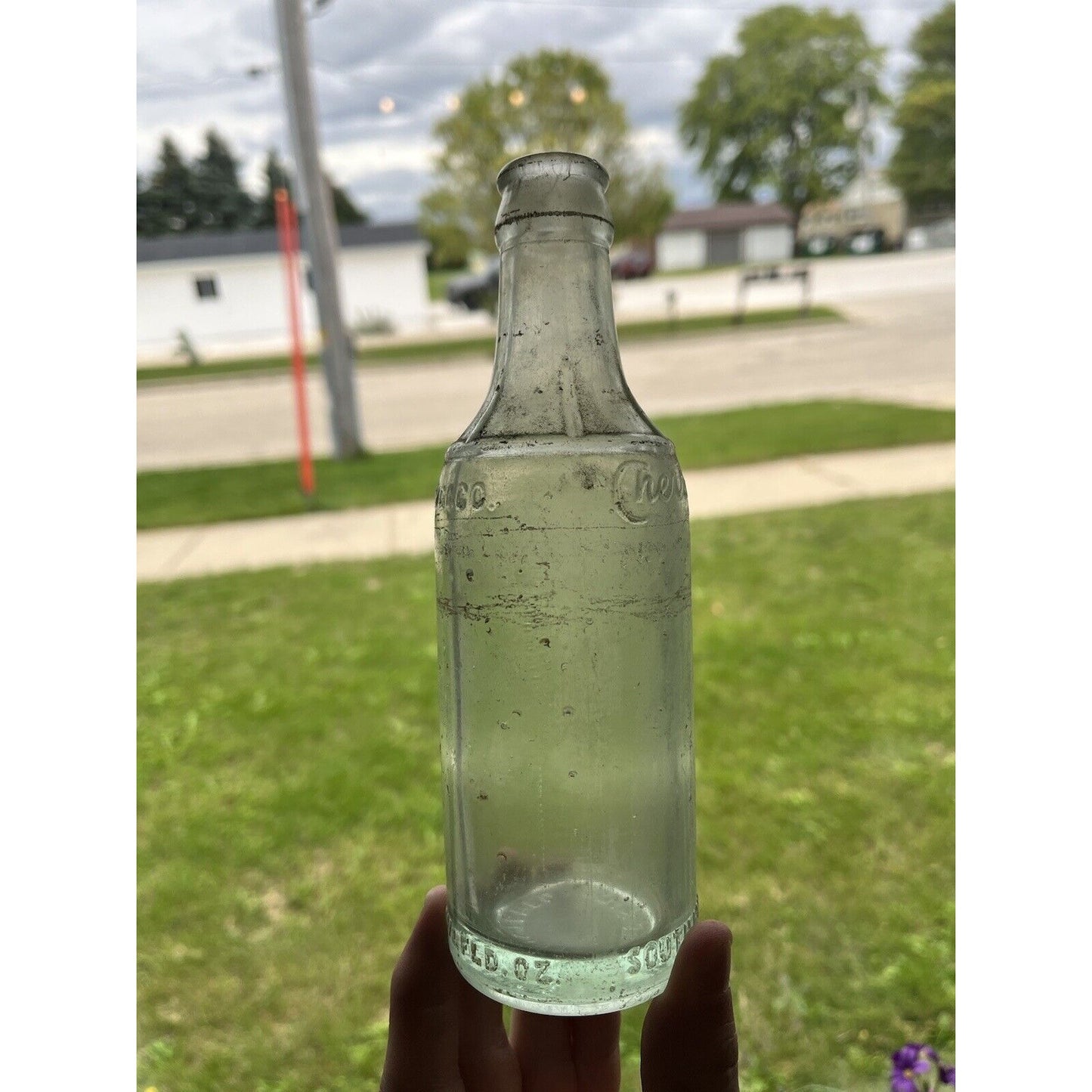 Vintage c1920s Cherry Sparkle Bottling Co South Milwaukee Soda Bottle Wis WI