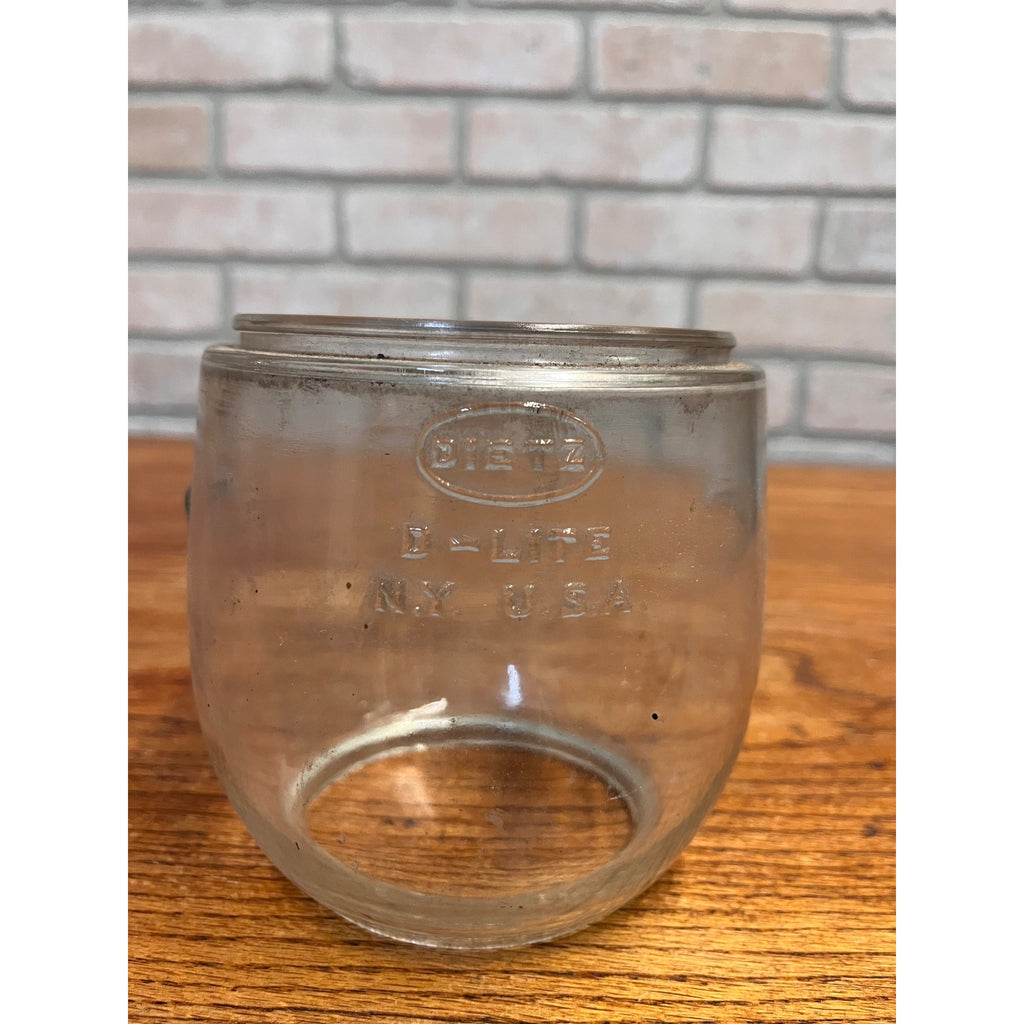 Vintage Dietz D-Lite NYClear Glass Lantern Globe H Loc-Nob Replacement Part