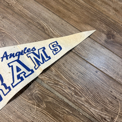 Vintage 1967 The Los Angeles Rams 30 Inch Pennant