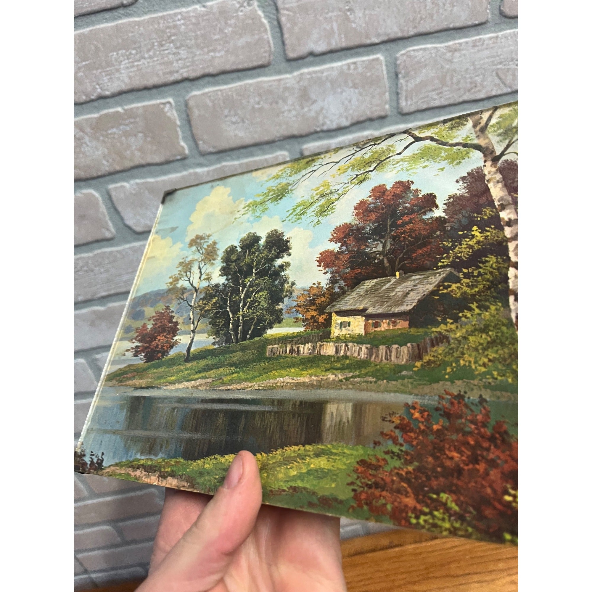 Vintage 1940s Watertown Wisconsin Emerson Oil Co. Advertising Glass Sign DX Gas