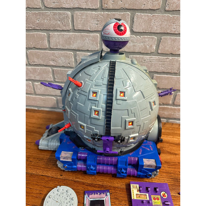 TMNT 1990 TECHNODROME Teenage Mutant Ninja Turtles Playset 90% Complete