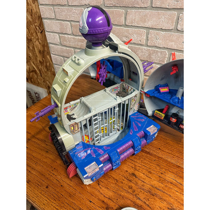 TMNT 1990 TECHNODROME Teenage Mutant Ninja Turtles Playset 90% Complete