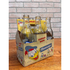 1950s Donald Duck Soda Beverages 6-Pack Carton Carrier Disney w/ 10oz Bottles
