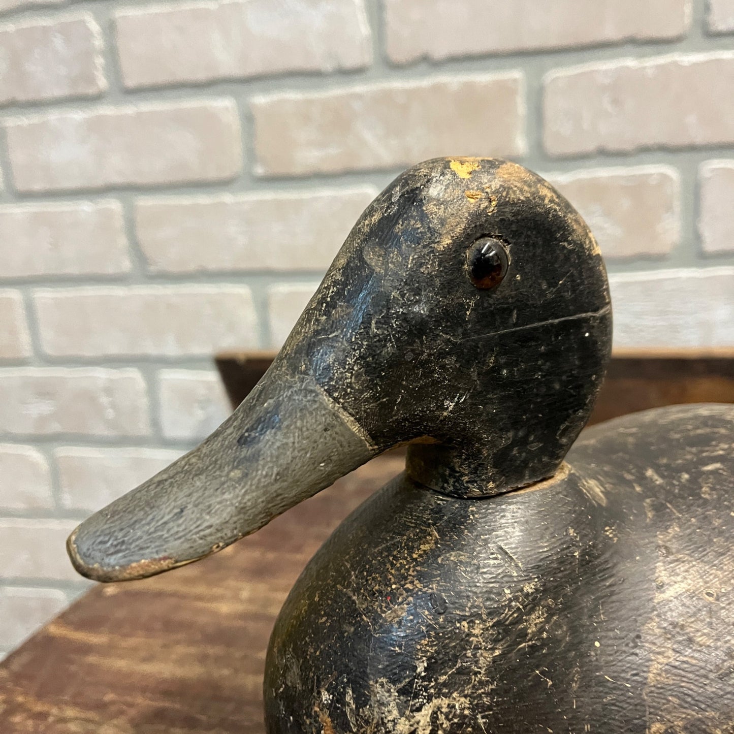 Vintage Humpback Bluebill Duck Decoy Hunting Bird