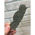 Vintage 1900s Bowen Manufacturing Co. Ice Box Emblem Tag Fond du Lac Wis WI