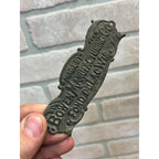 Vintage 1900s Bowen Manufacturing Co. Ice Box Emblem Tag Fond du Lac Wis WI