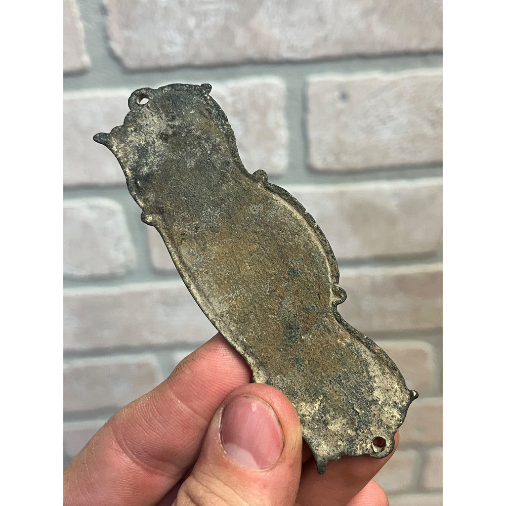 Vintage 1900s Bowen Manufacturing Co. Ice Box Emblem Tag Fond du Lac Wis WI