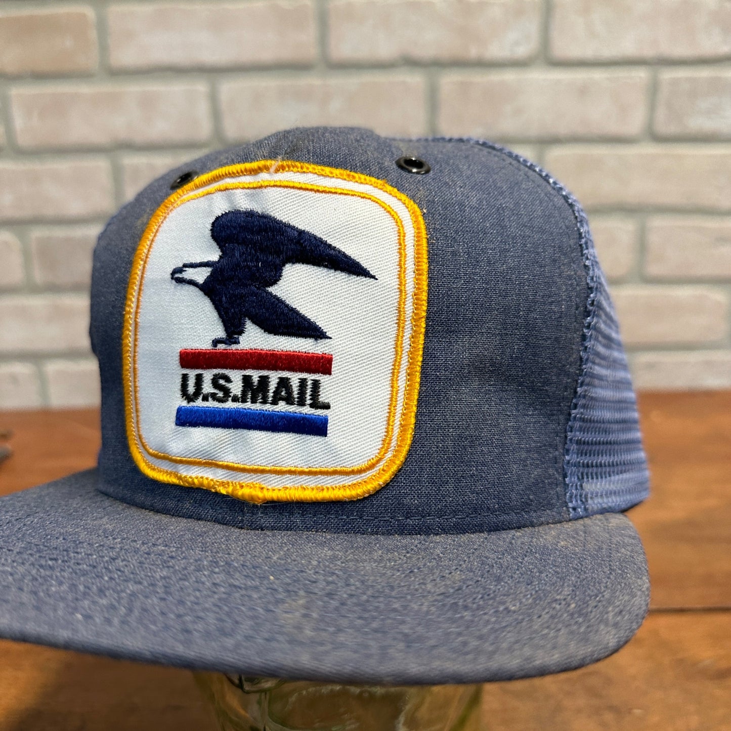 VINTAGE US MAIL POSTAL OFFICE HAT AMERICAN RETRO SNAPBACK HAT