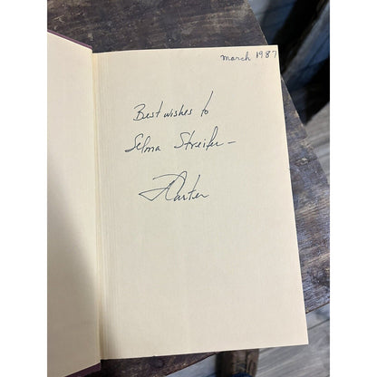 Jimmy Carter SIGNED "The Blood of Abraham" Hardcover Book Autographed