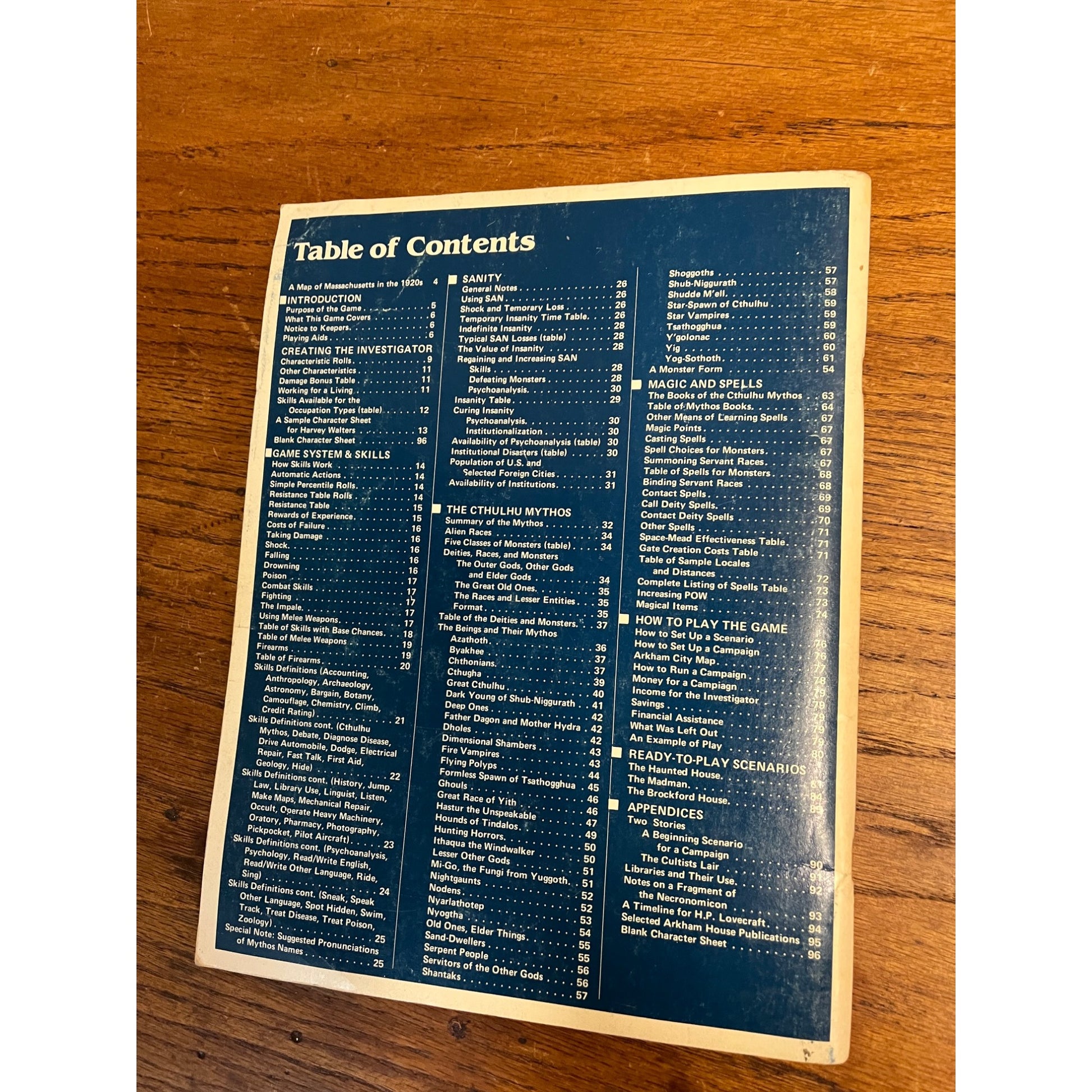 Call Of Cthulhu Second Edition Sandy Petersen 1983 Fantays Role Playing Game Book