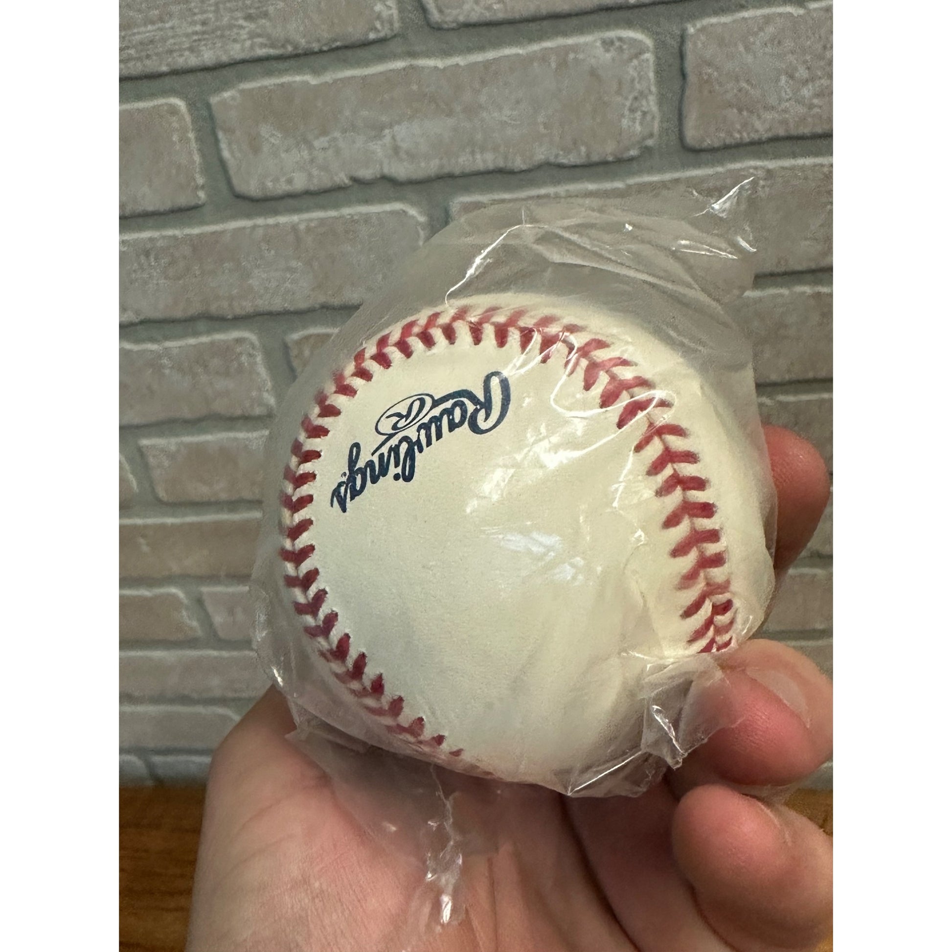 2000 County Stadium Final Season Brewers Rawlings Official Logo Ball ROMLB