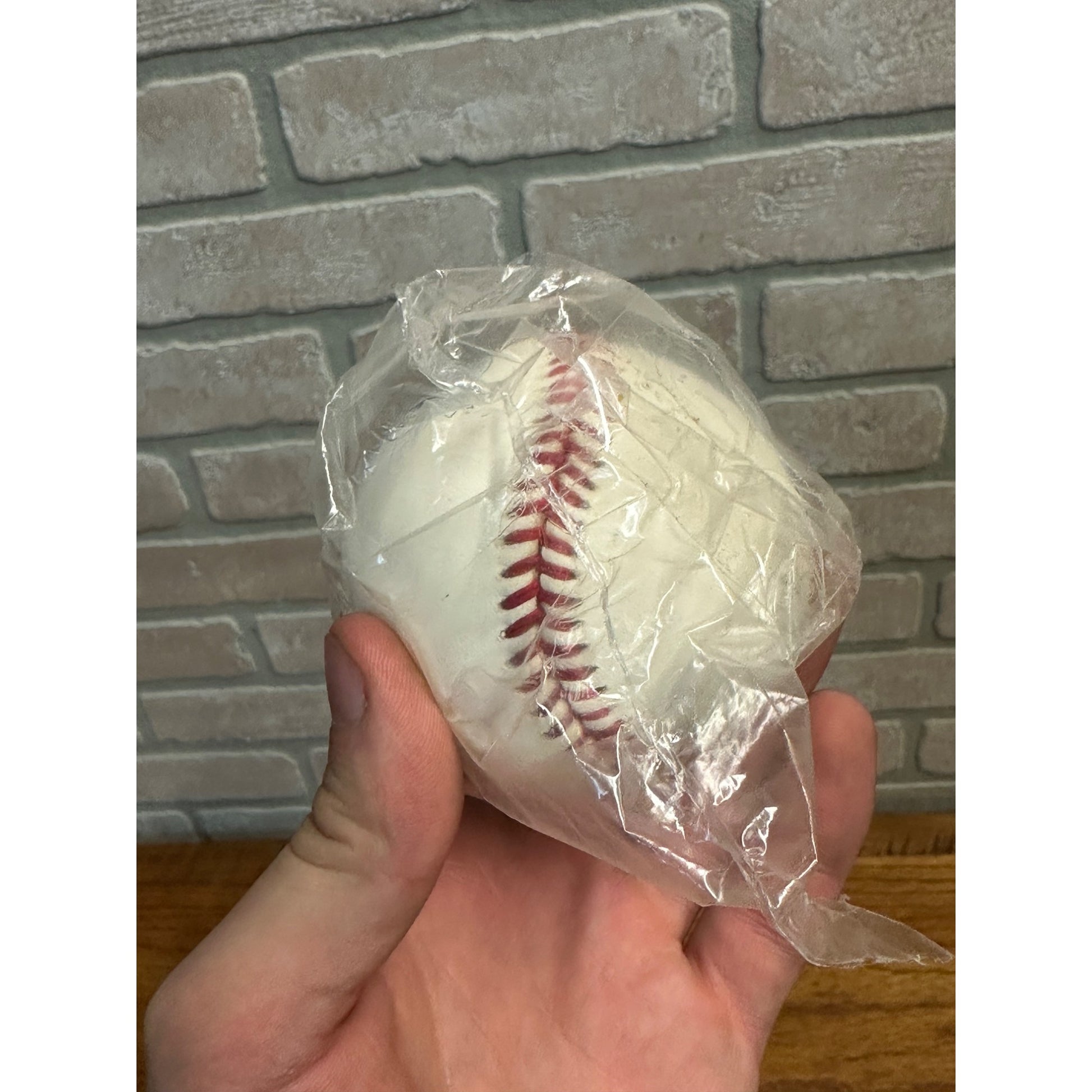 2000 County Stadium Final Season Brewers Rawlings Official Logo Ball ROMLB