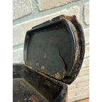 RARE 1880's Catholic Pope Leo XIII Lacquer Rosary Snuff Box