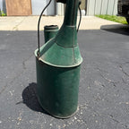 Vintage Galvanized Railroad Long Spout Oil Can Train Farm Water Green Paint