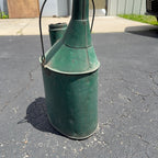 Vintage Galvanized Railroad Long Spout Oil Can Train Farm Water Green Paint