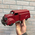 Vintage 1930s Marx / Wyandotte Toy Pressed Steel Oil Gas Tanker Delivery Truck