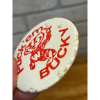 Vintage University of Wisconsin UW Badgers Football Bucky Humorous Pinback Pin Button