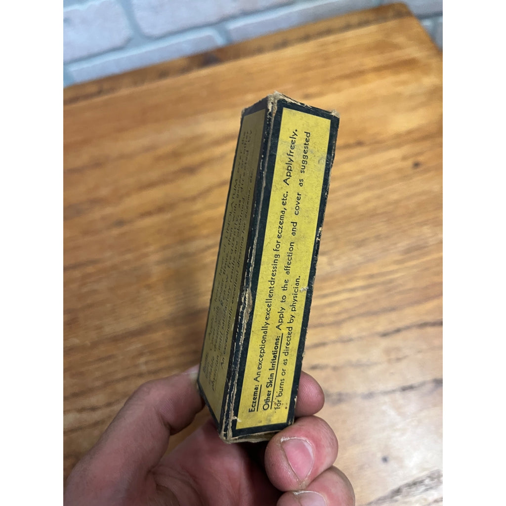 VIntage Medicine Linolatum Tube Salve Pharmacy W/ Box
