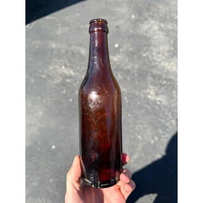Antique Park Brewing Co Beer Bottle Hancock Michigan Amber
