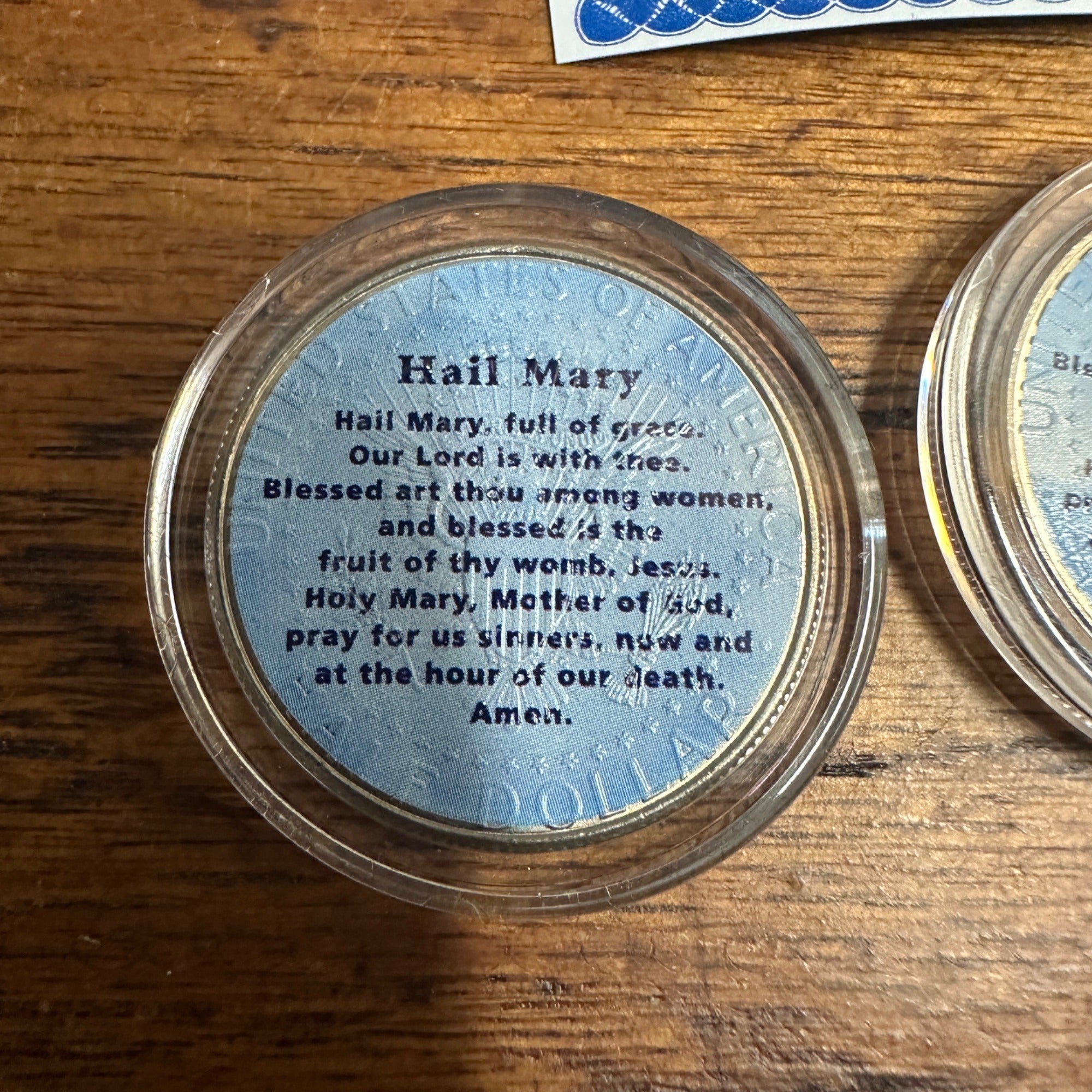 (2) 2010 Colorized Littleton John Paul II Catholic Pope Coins Capsules