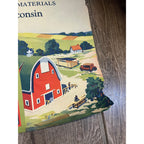 1920s Advertising Calendar Poster Fuller Goodman Farm Barn Dairy Scene
