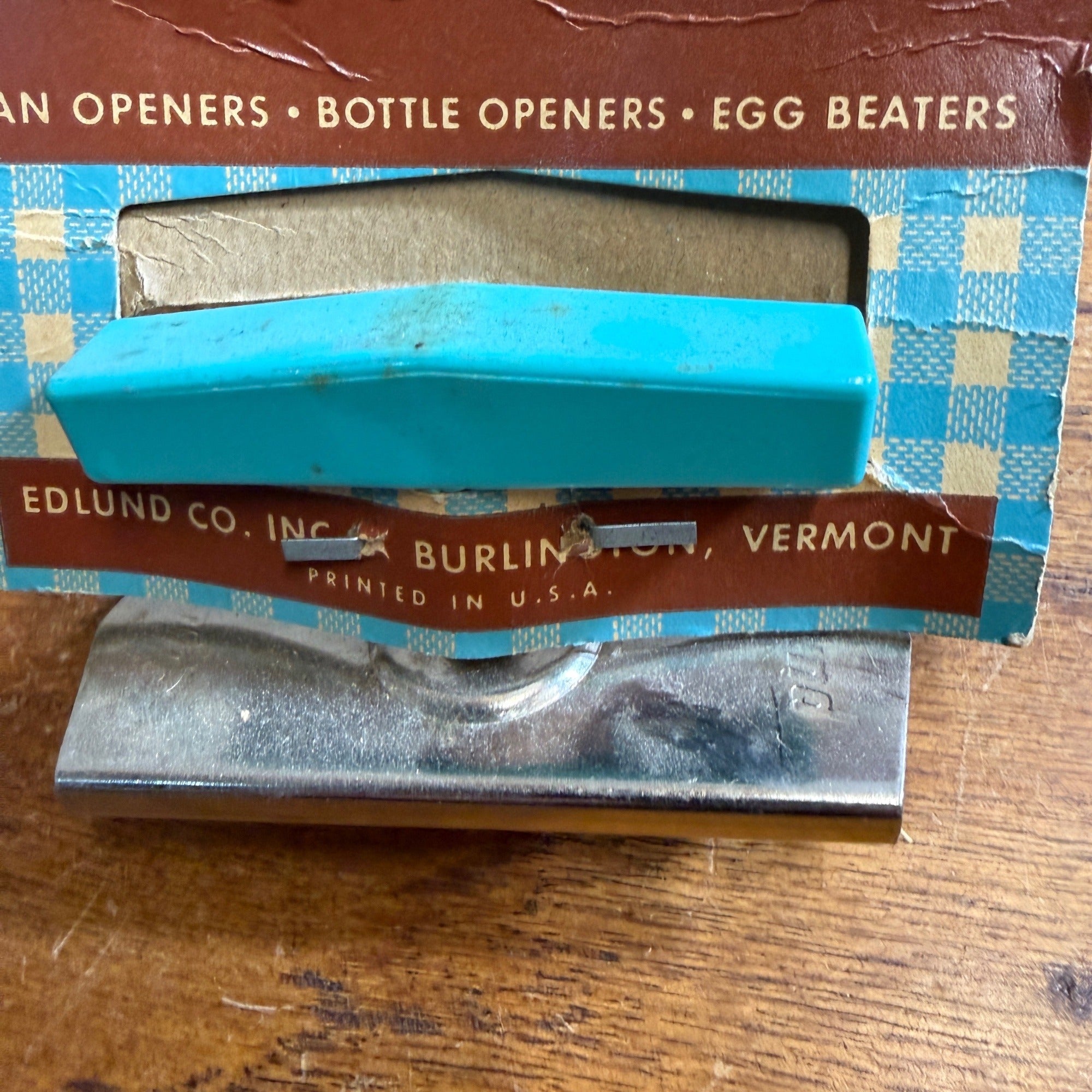 NEW NOS Vintage TOP-OFF Red Handle Jar & Bottle Screw Top Opener Edlund Co