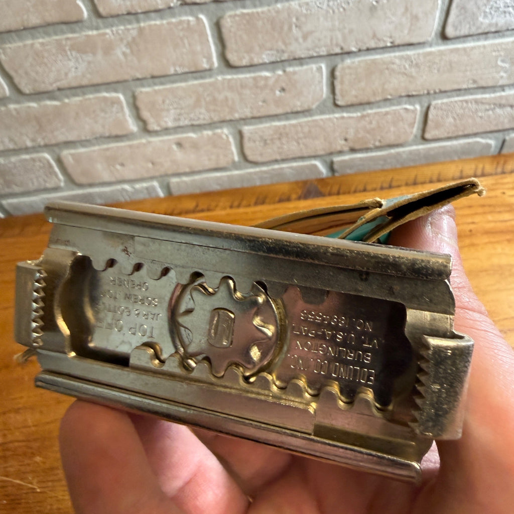 NEW NOS Vintage TOP-OFF Red Handle Jar & Bottle Screw Top Opener Edlund Co