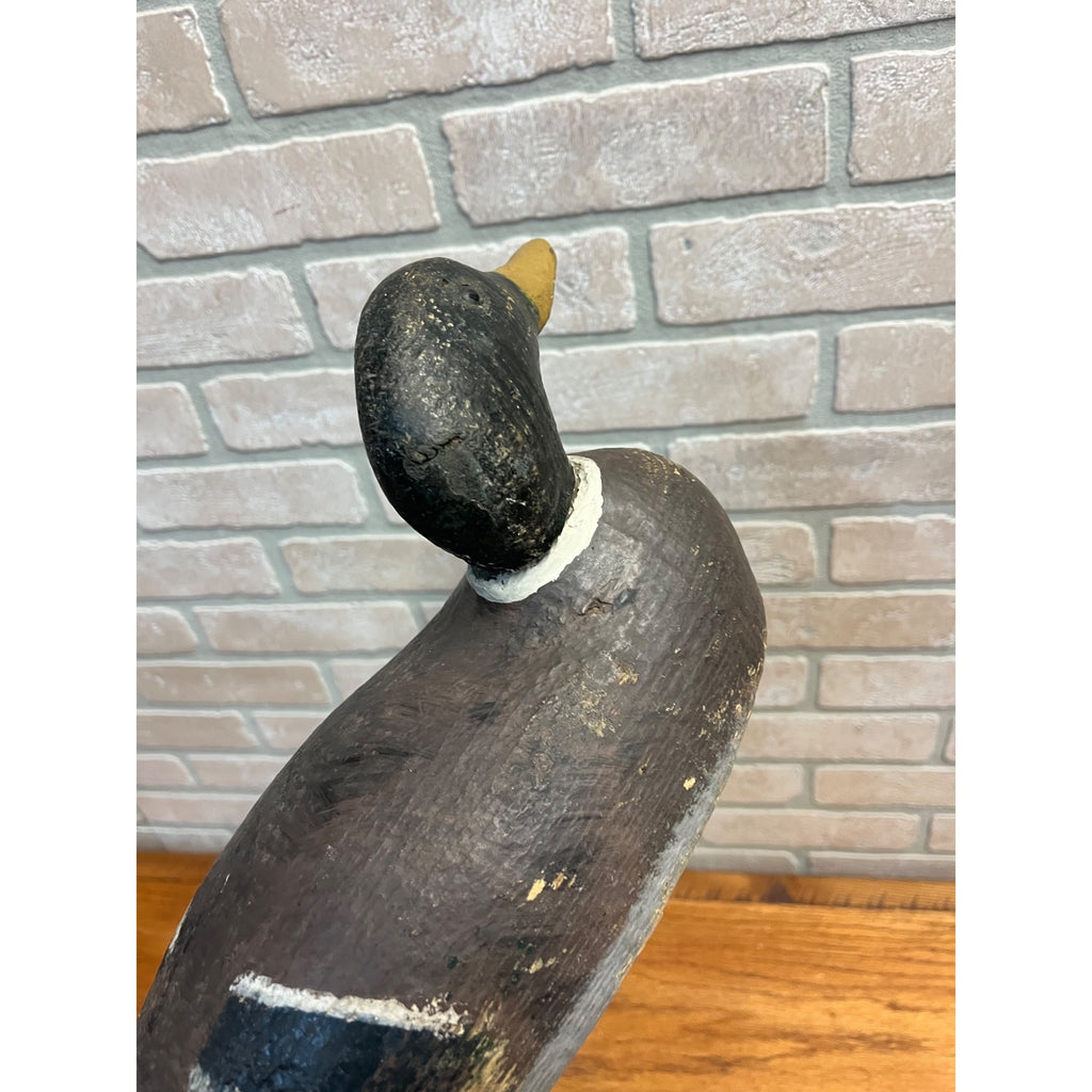 Vintage Rough Grade Animal Trap Co.? Duck Decoy Mallard Repainted