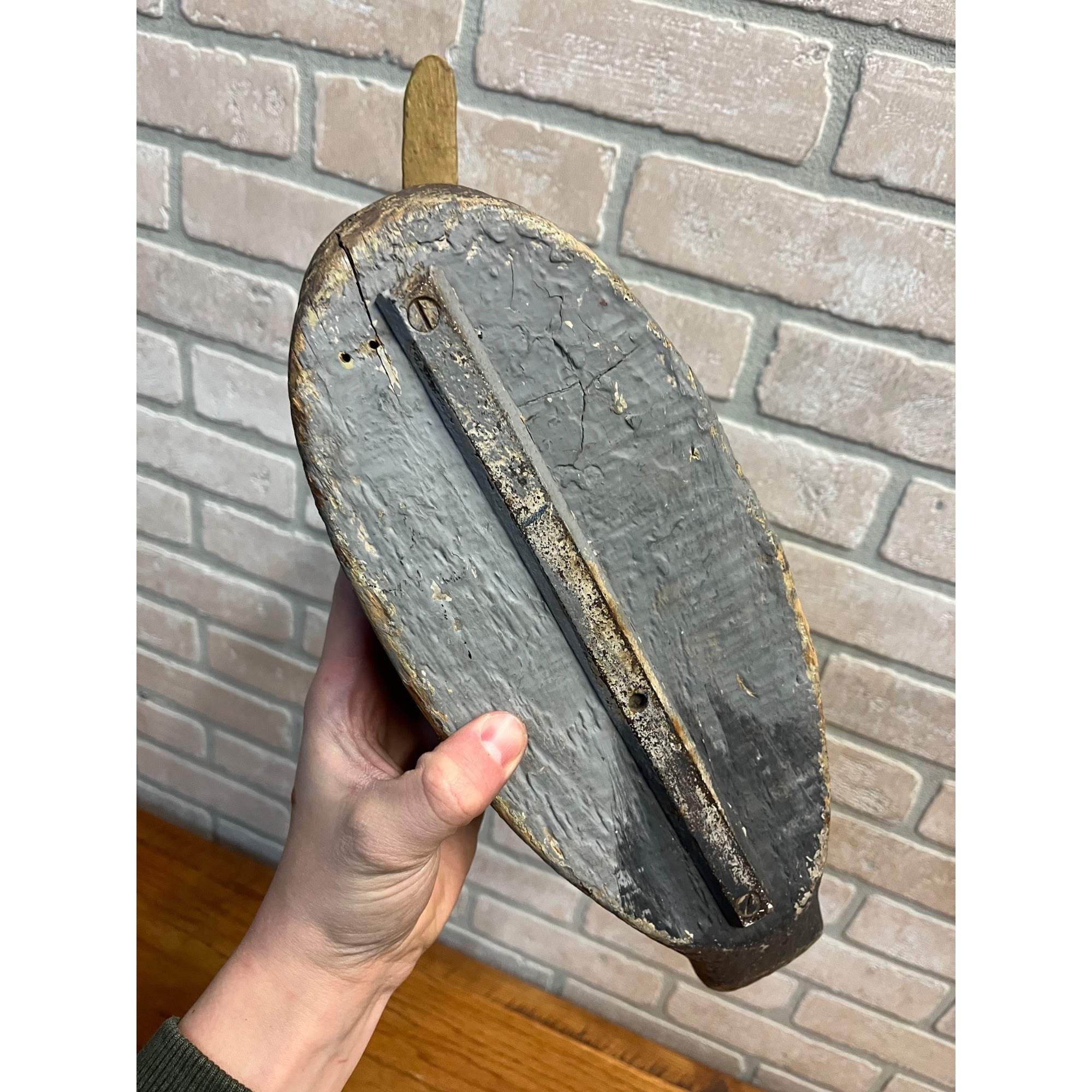 Vintage Rough Grade Animal Trap Co.? Duck Decoy Mallard Repainted