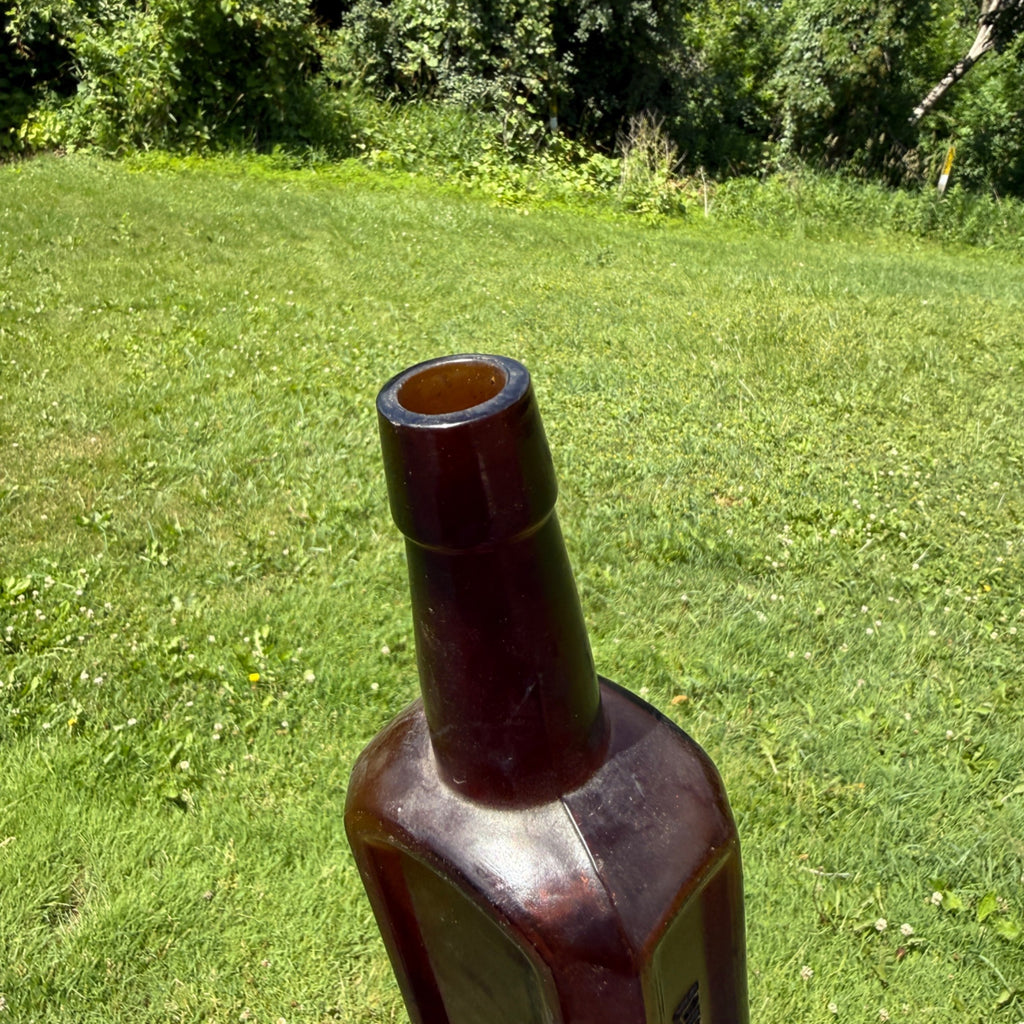 1890s Antique Amber Medicine Bottle Dr. Harter's Iron Tonic Quack Apothecary Medicine
