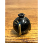 RARE Vintage 1920s Perfume Bottle - Sensation Delyna Paris - Glass Gold Paint