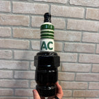 Vintage 1980s AC Delco Spark Plug Shape Empty Bottle Decanter
