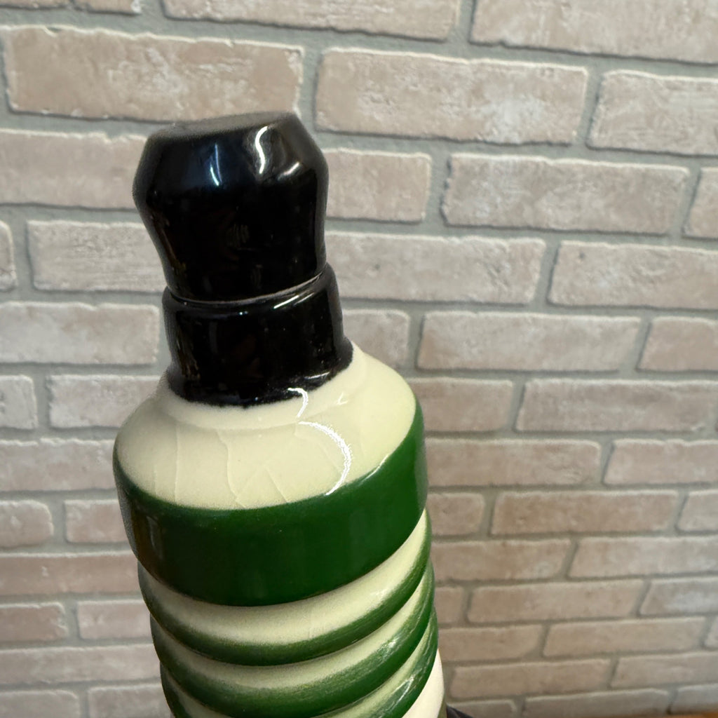 Vintage 1980s AC Delco Spark Plug Shape Empty Bottle Decanter