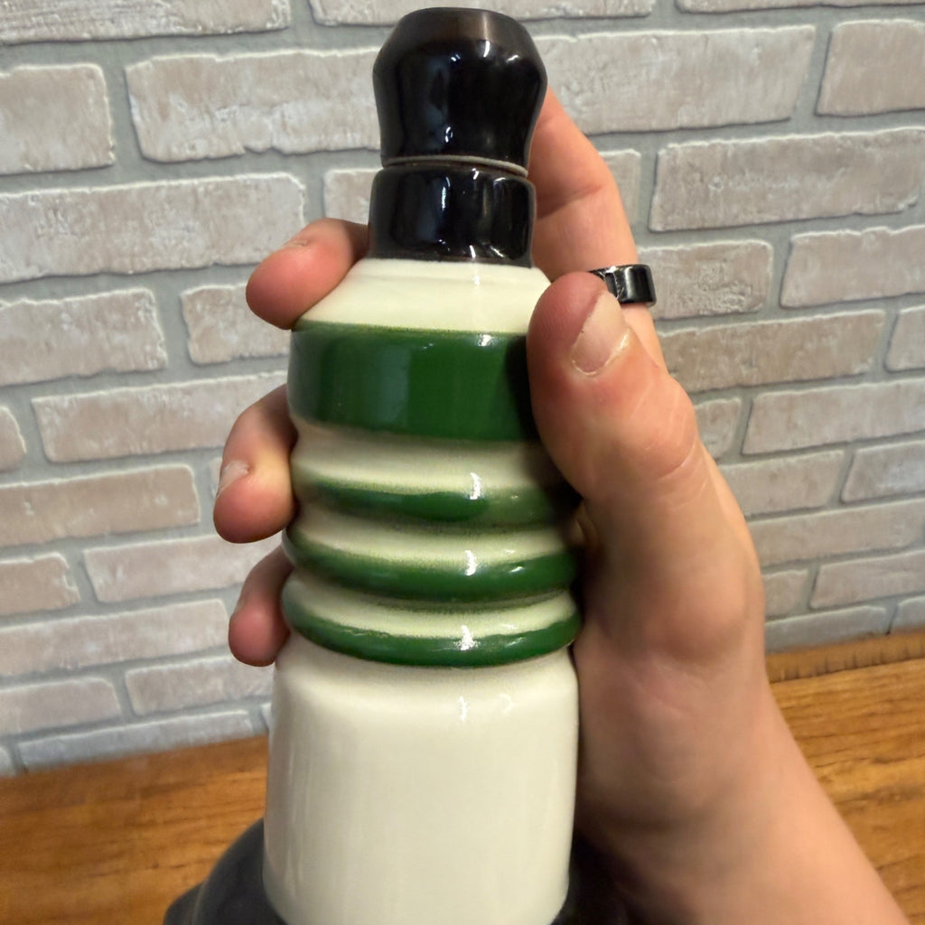 Vintage 1980s AC Delco Spark Plug Shape Empty Bottle Decanter