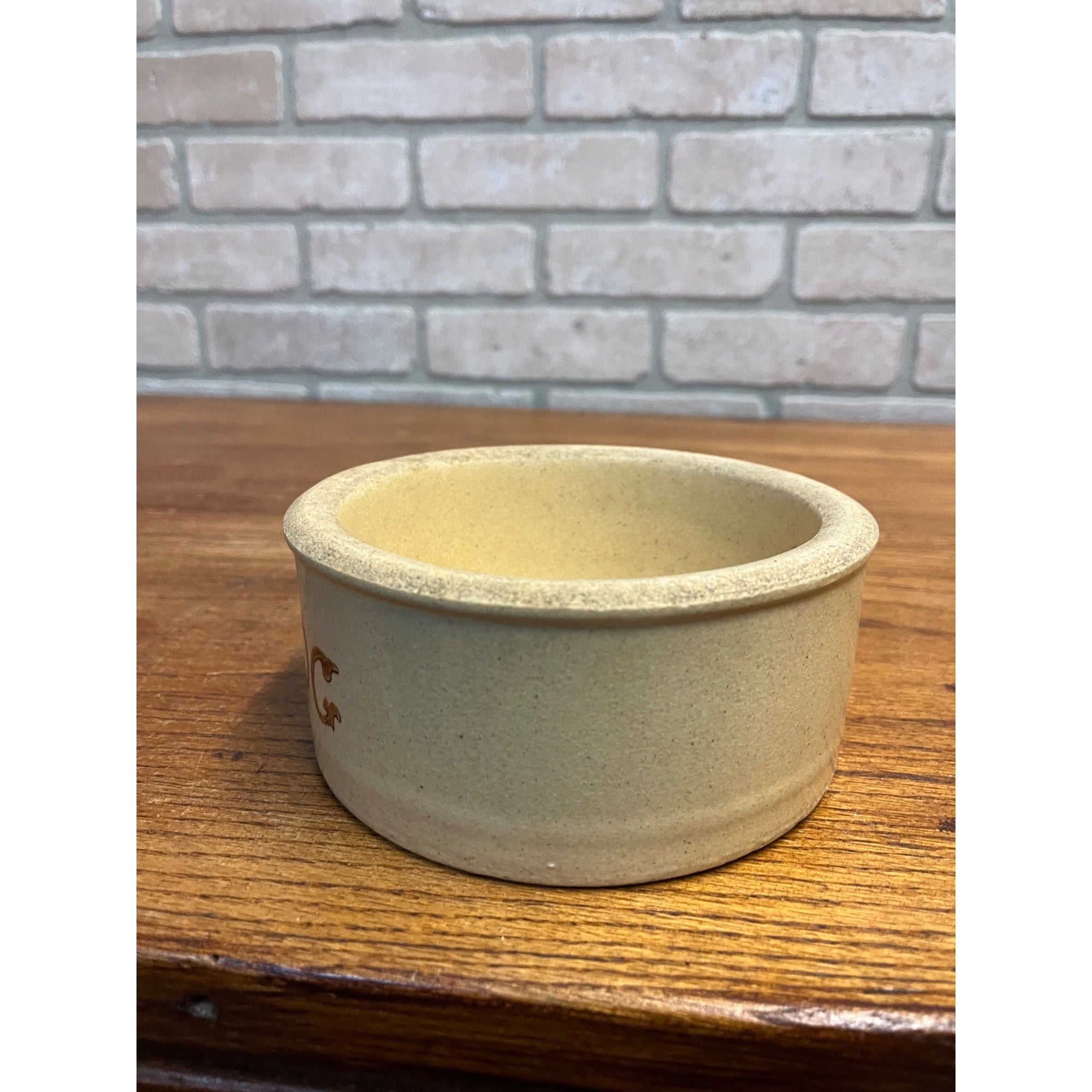 Vintage Robinson Ransbottom Pottery RRP Stoneware DOG Food Water Bowl Puppy