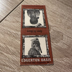 Vintage Edgerton Oasis Wisconsin Advertising Matchbook