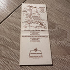 Vintage Edgerton Oasis Wisconsin Advertising Matchbook
