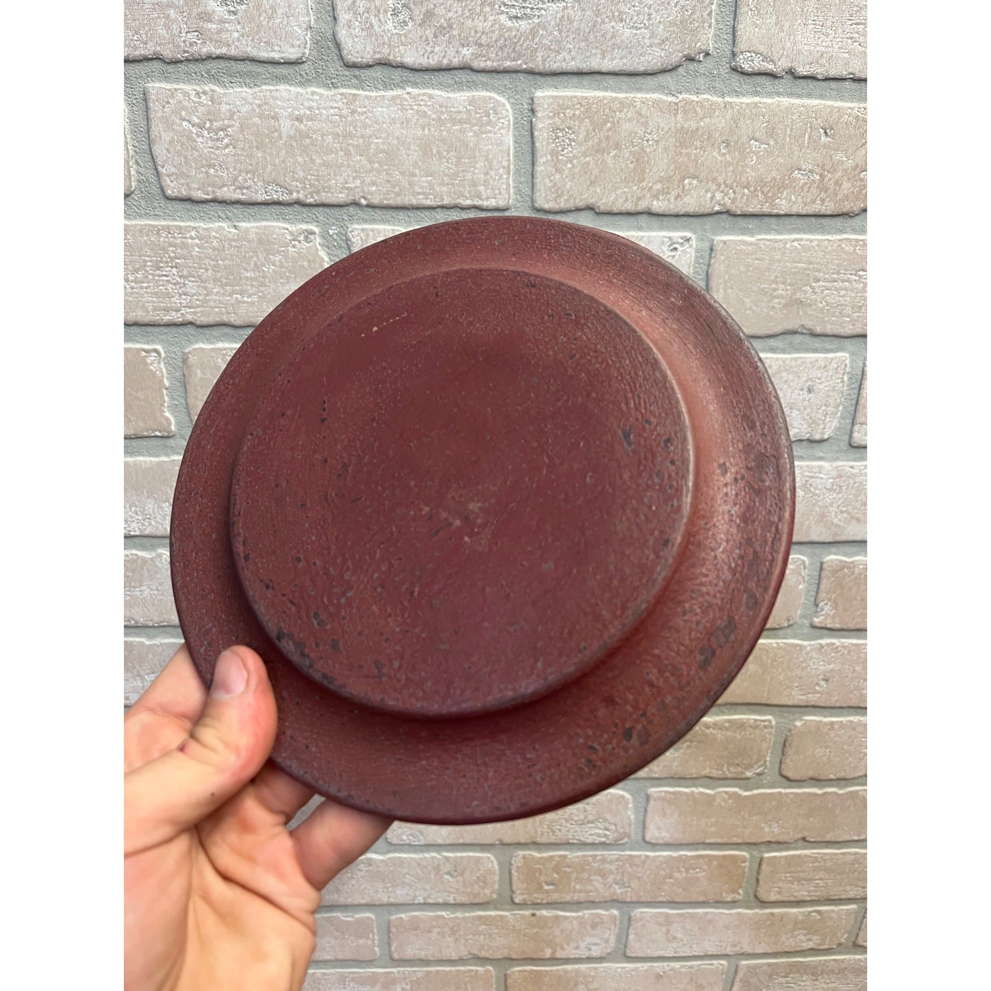 Vintage Painted Wooden Decorative Plate Primitive Style Pineapple Decoration