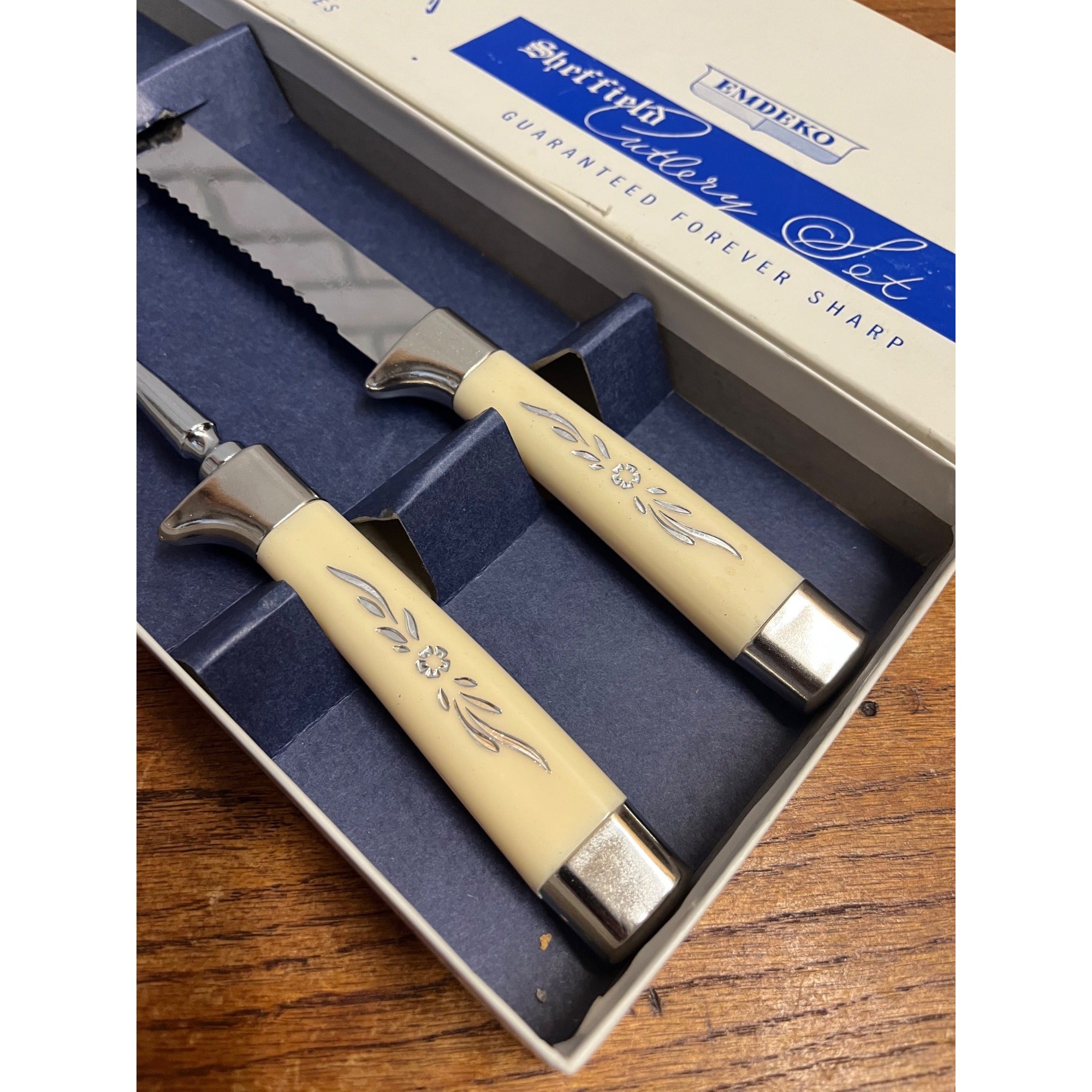 Vintage Regent Cutlery Carving Set The Miracle Worker Emdeko & Original Box